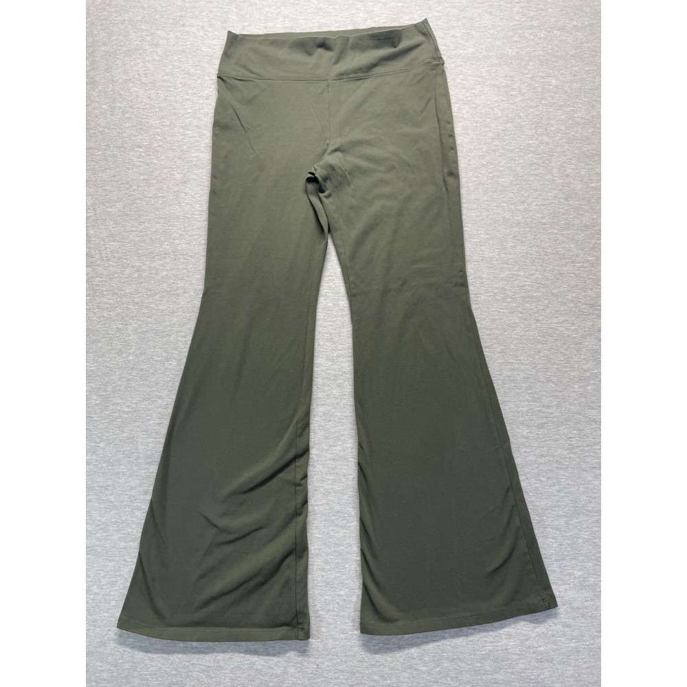 Wild Fable High-Waisted Flare Leggings Womens 2XL Olive Green Stretch Pull On